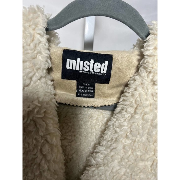 Unlisted by Kenneth Cole Cream Sherpa Coat - Picture 8 of 8